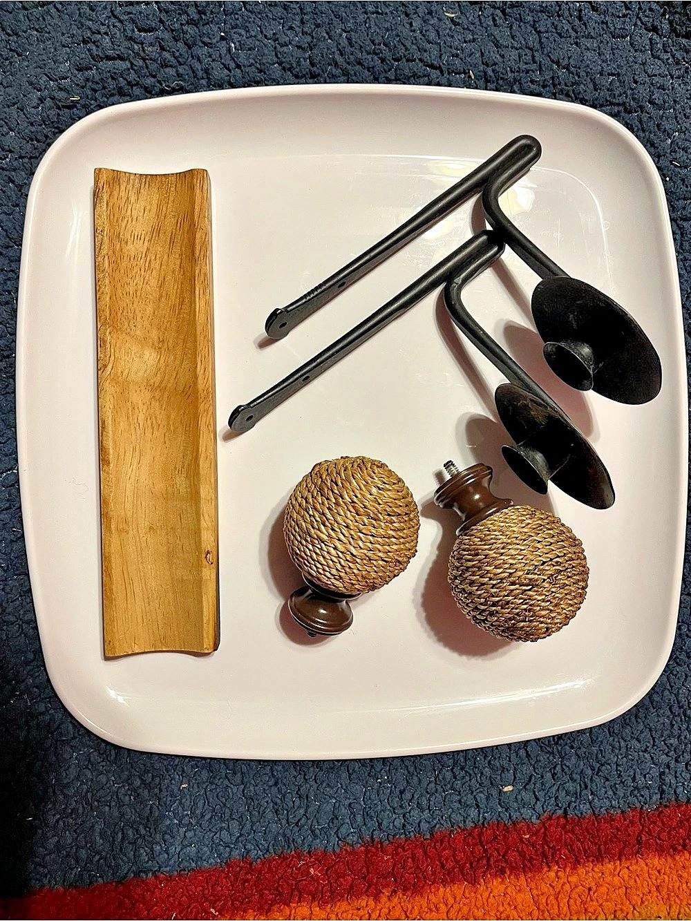 Home Accents Finials, Tray, Candle Sconces